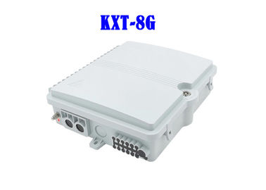 8 الأساسية صندوق توزيع الألياف البصرية رمادي PC ABS الفاصل الألياف الربط LGX 1 × 8