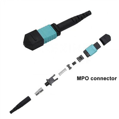 SM MM OM3 OM4 MTP MPO Patch Cord IEC 60874-7 Mpo موصلات الألياف البصرية