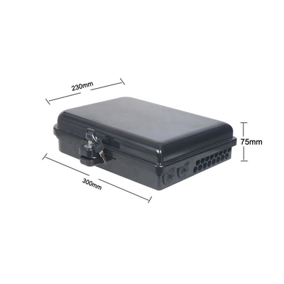 KEXINT FTTH صندوق توزيع الألياف البصرية في الهواء الطلق 16 Core PC ABS أسود