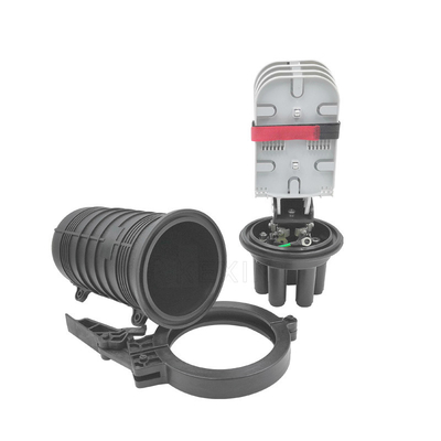 KEXINT FTTH KXT-M-06 إغلاق لصق الألياف البصرية IP68 12-96 النوى في الهواء الطلق أفقي