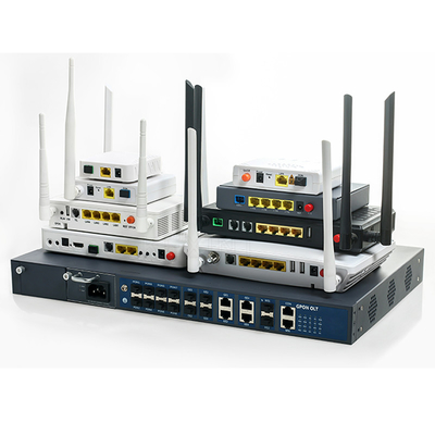 10 جيجابت إيثرنت 8 منافذ 1U GPON OLT FTTH متوافق مع أنواع مختلفة من ONT