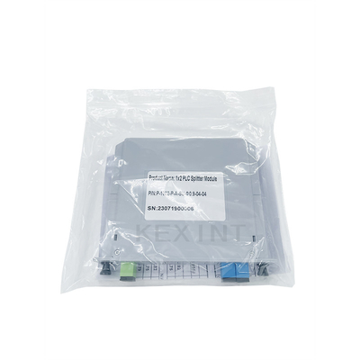 KEXINT 1x2 Fiber Optical PLC Splitter SC / UPC Single Mode G657A1 FTTH LGX Card Type