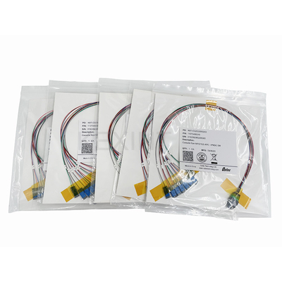 KEXINT MTP (MPO) APC الإناث إلى MDC 16 Fiber Breakout وضع واحد (9/125) سلك التصحيح بالألياف الضوئية