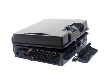 24 صندوق توزيع الألياف البصرية الأسود الأساسي القطب التثبيت PC ABS SMC