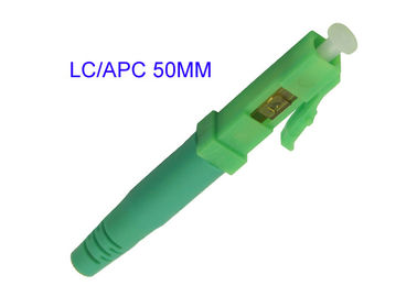 Fast Connect LC APC Fiber Optic Quick Connector Adapter انخفاض خسارة الإدراج بطول 50 مللي متر