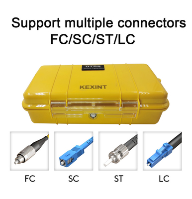 OTDR Launch Cable Box Fiber Optic Tool Outdoor SC / APC LC / APC Connector 1km SM 1310 / 1550nm