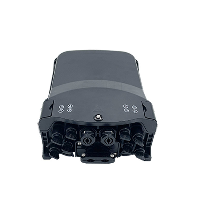صندوق توزيع ألياف بصرية أسود خارجي IP65 مقاوم للماء KEXINT FTTH KXT-B-16L4
